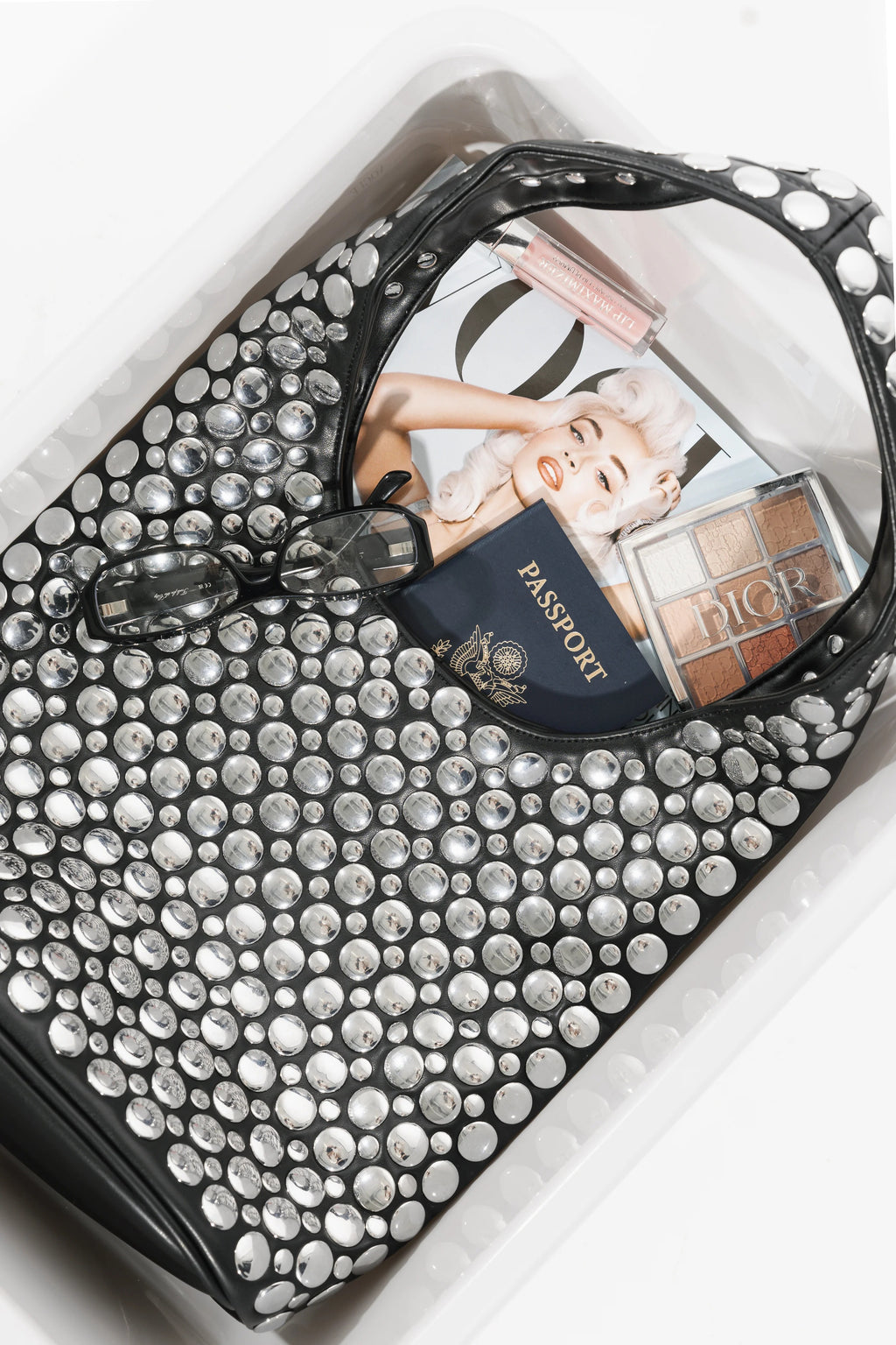 Stella Studded Bag - Black